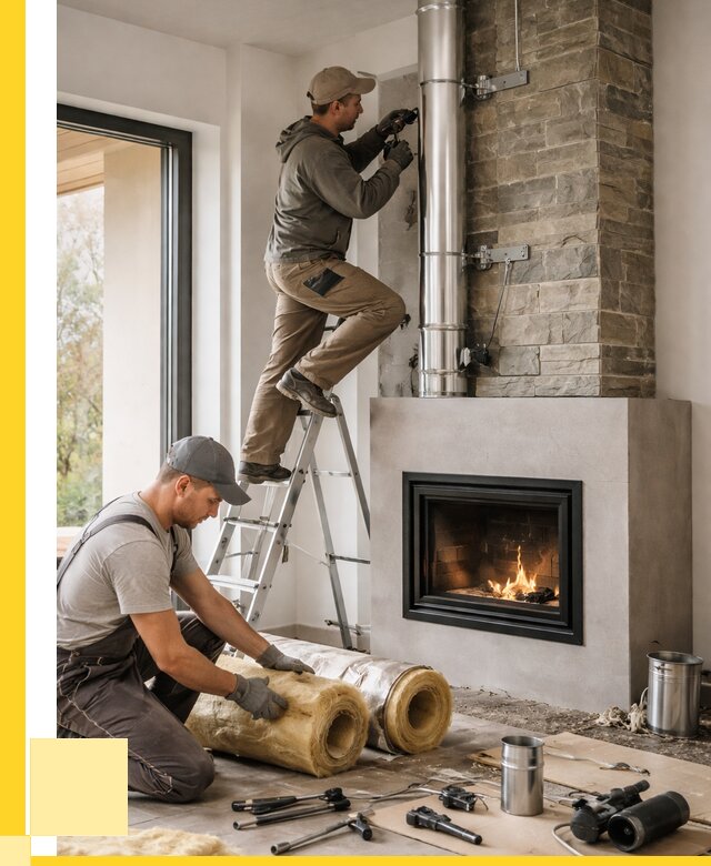 Монтаж дымоходов для каминов в Тамбове от 15231 р. ЭриданТмб