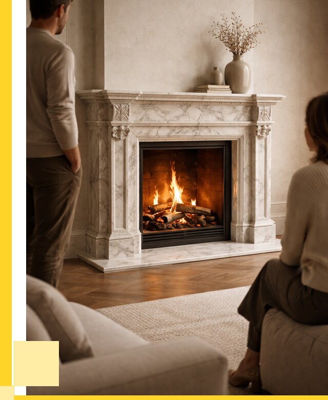 Мраморные камины под ключ в Тамбове от 253850 р. | ЭриданТмб