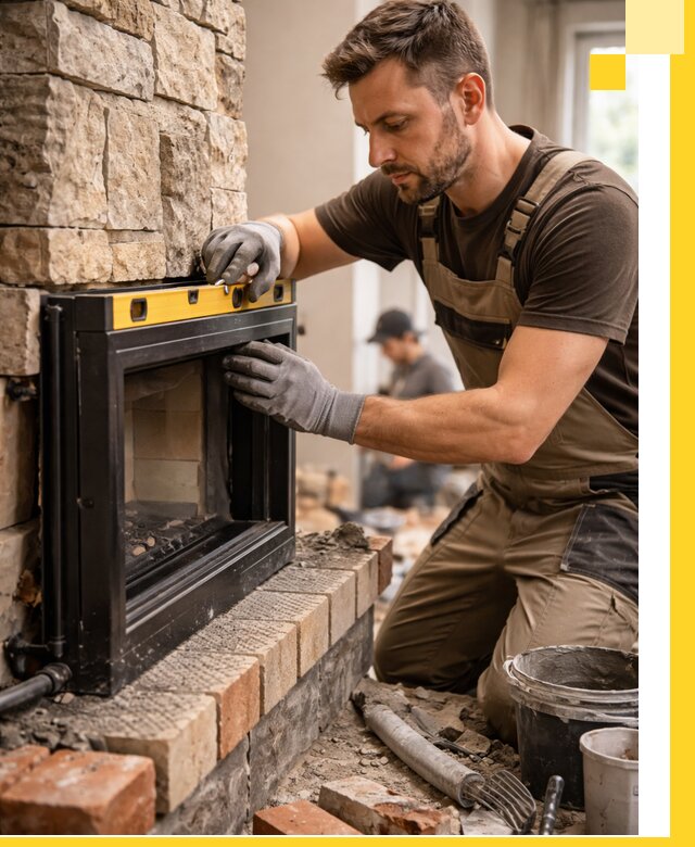 Дровяные камины под ключ в Тамбове: монтаж, обустройство