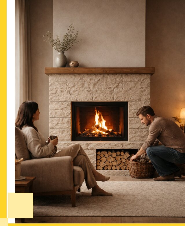 Камины для дома в Тамбове под ключ от 152310 р. | ЭриданТмб