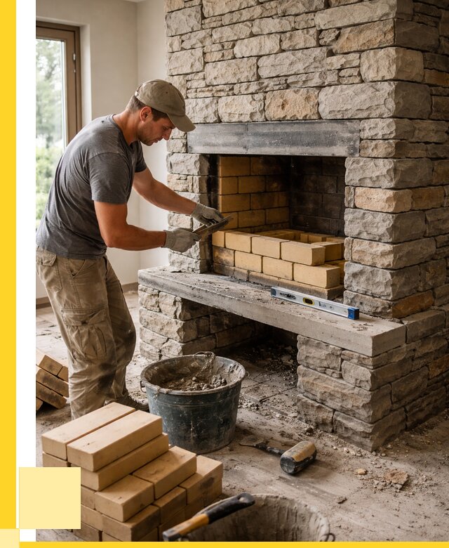 Кладка каминов и камина в Тамбове от 25385 р. ЭриданТмб