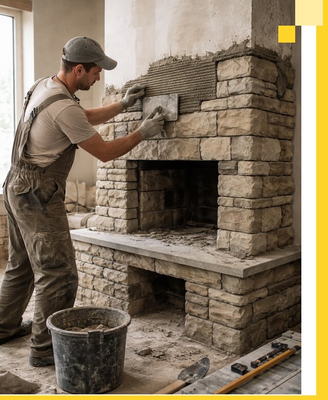 Строительство каминов под ключ в Тамбове от проектирования до монтажа