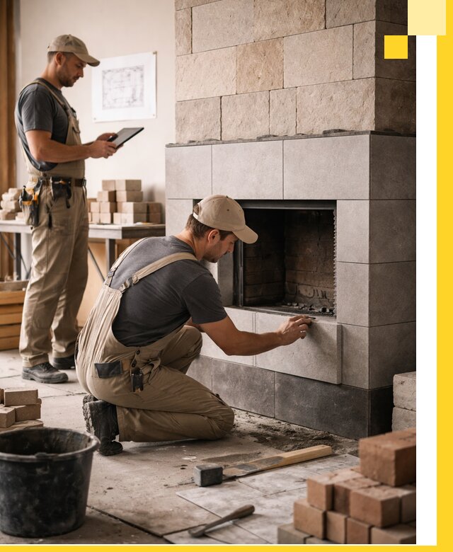 Индивидуальные проекты каминов и каминных систем в Тамбове