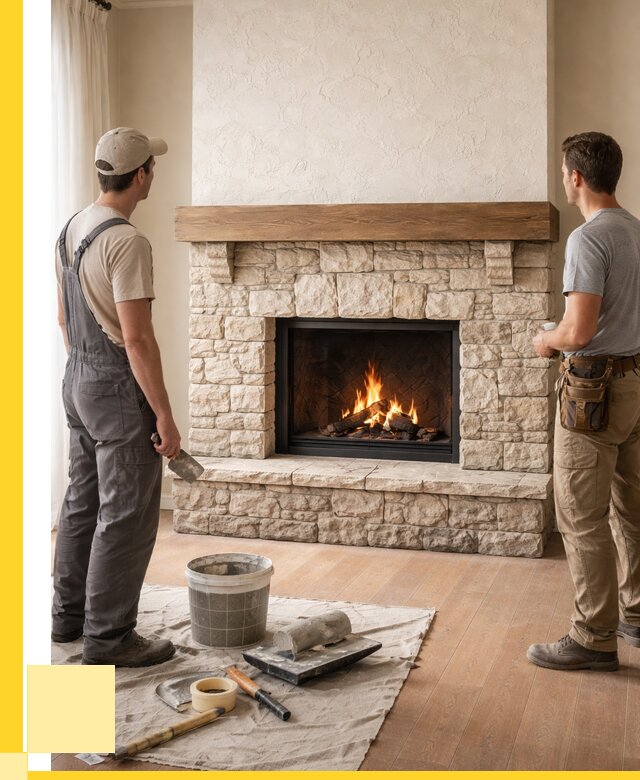 Отделка каминов в Тамбове от 6600 р. под ключ | ЭриданТмб