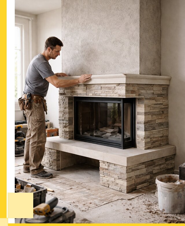 Изготовление каминов под ключ в Тамбове от 152310 р. | ЭриданТмб