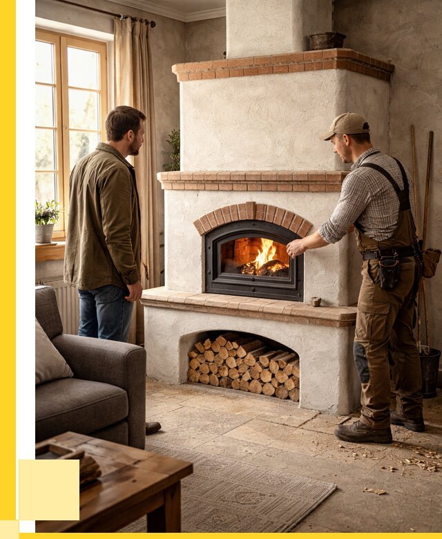 Печи камины в Тамбове: кирпичные, изразцовые от 60924 р. | ЭриданТмб