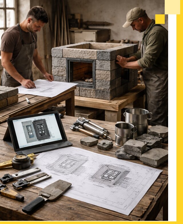 Разработка проектов печей с согласованием и монтажом в Тамбове