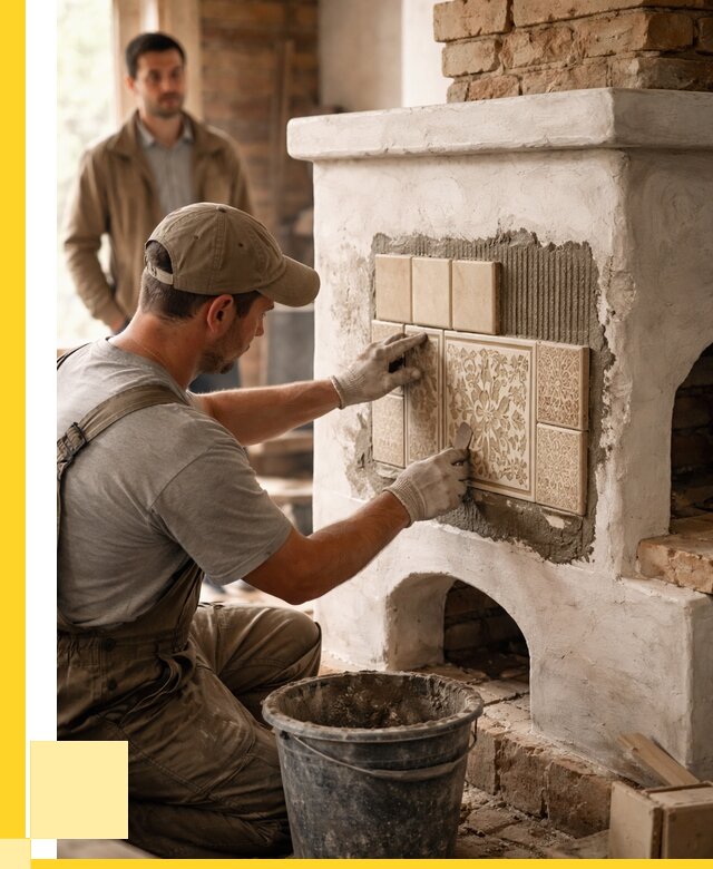 Отделка печей и банных печей в Тамбове от 35539 р. | ЭриданТмб