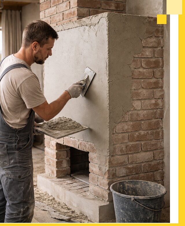 Отделка печей и облицовка каминов в Тамбове под ключ