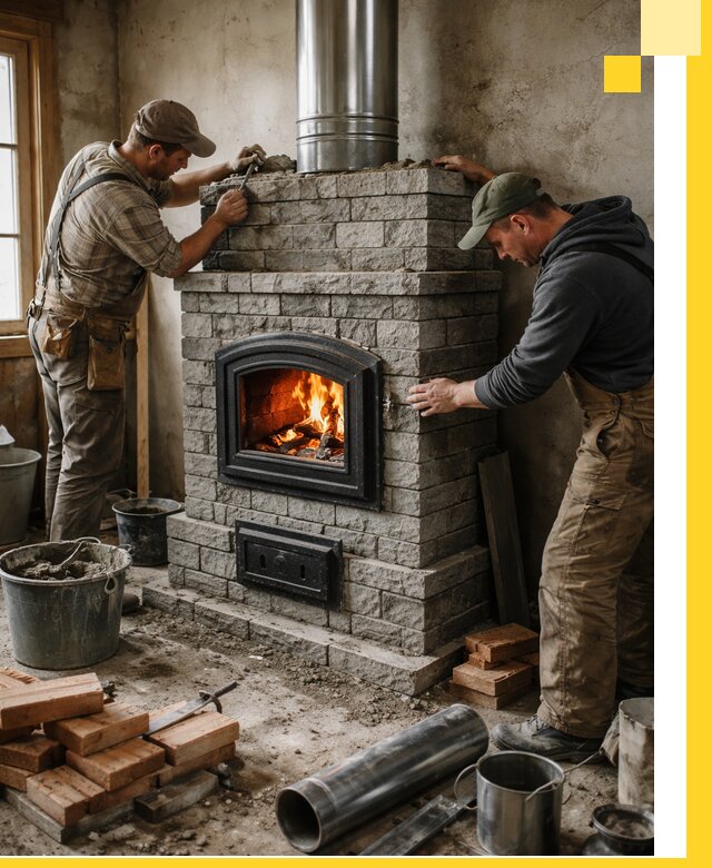 Производство, поставка и монтаж дровяных печей в Тамбове