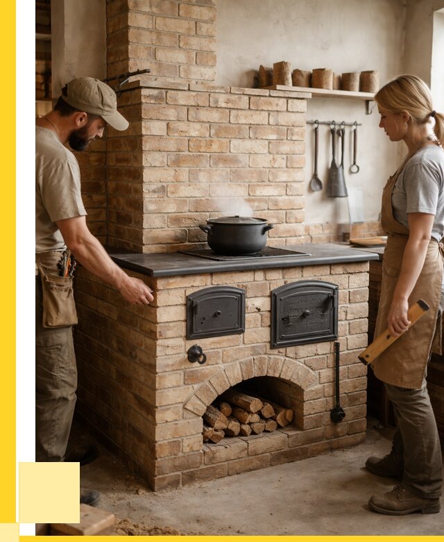 Варочно отопительные печи в Тамбове от 91386 р. | ЭриданТмб