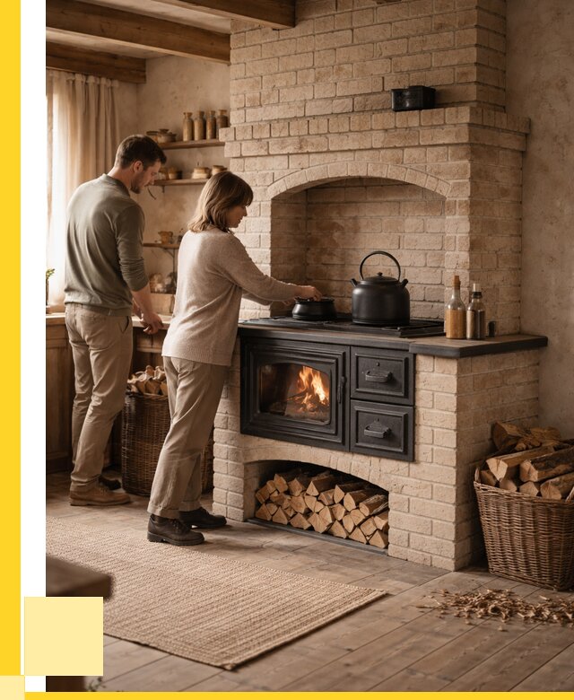 Печи с плитой в Тамбове от 45693 р. | ЭриданТмб — кирпичная печь