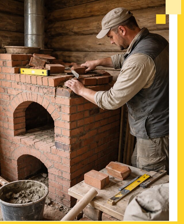 Изготовление и установка русских печей в Тамбове под ключ