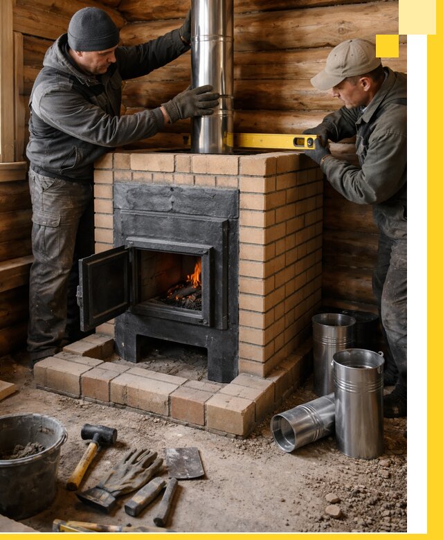 Проектирование, изготовление и установка банных печей в Тамбове