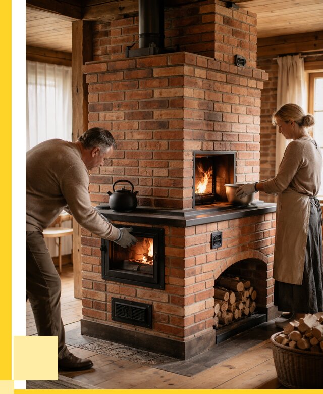 Печи для загородного дома под ключ в Тамбове от 81232 р. | ЭриданТмб