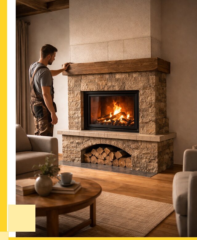 Печи камины для дома под ключ в Тамбове от 55847 р. | ЭриданТмб