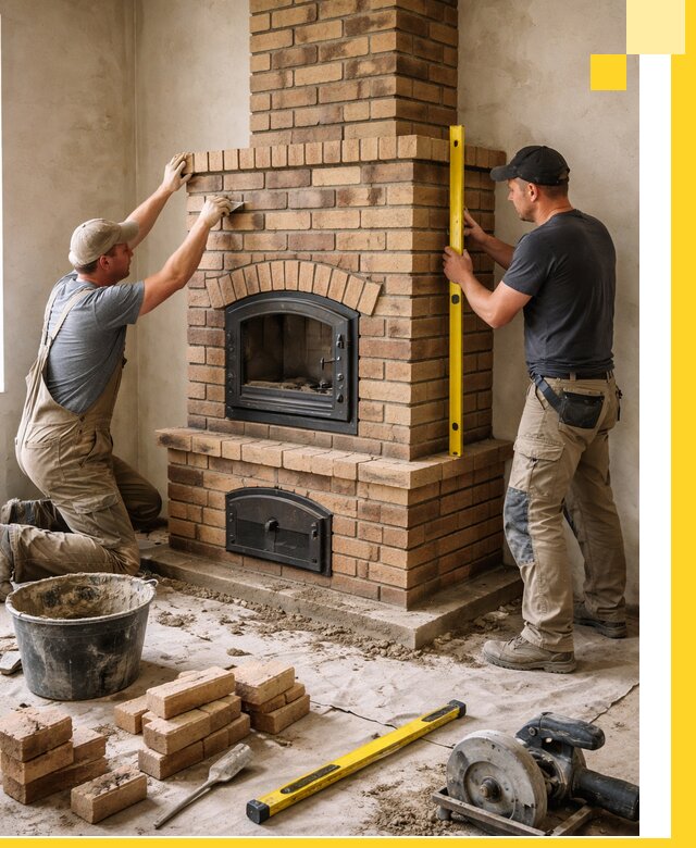 Продажа и установка печей и каминов для дома под ключ в Тамбове