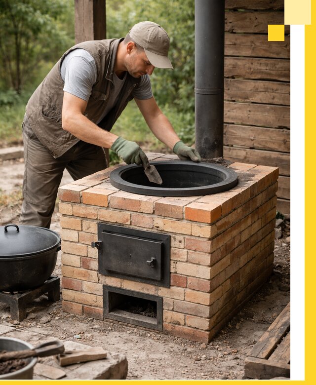 Изготовление и установка печей для казана в Тамбове под ключ