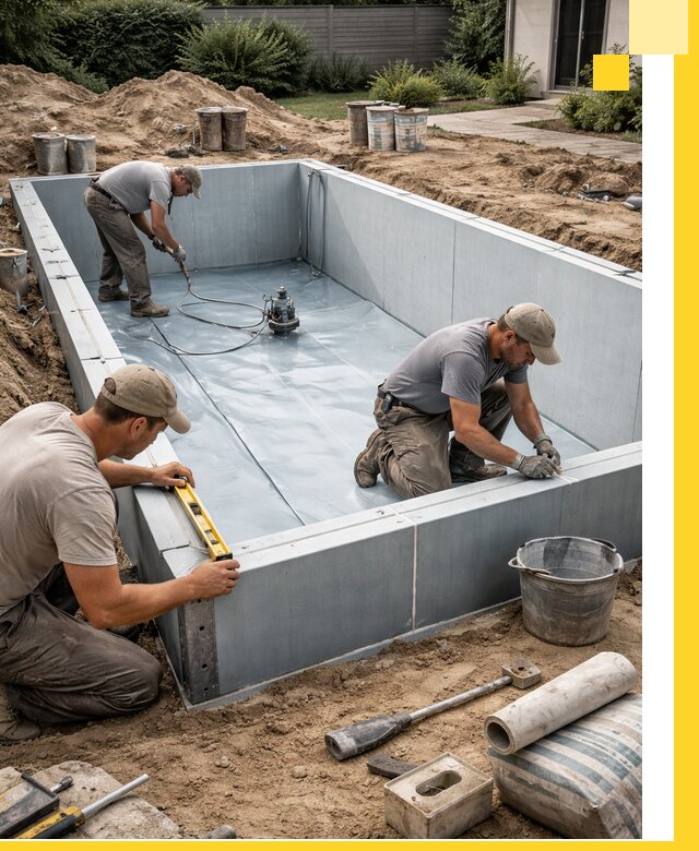 Профессиональный монтаж бассейнов под ключ в Тамбове с гарантией