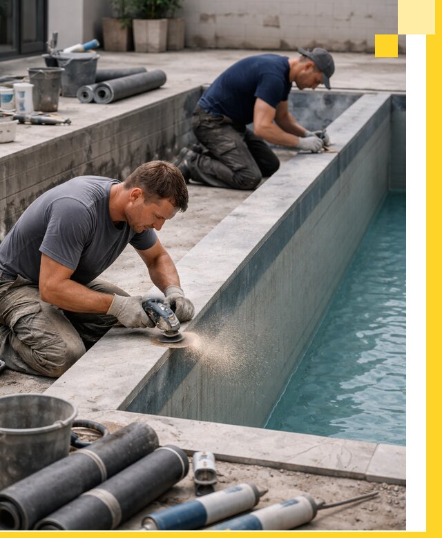 Профессиональный ремонт бассейнов под ключ в Тамбове