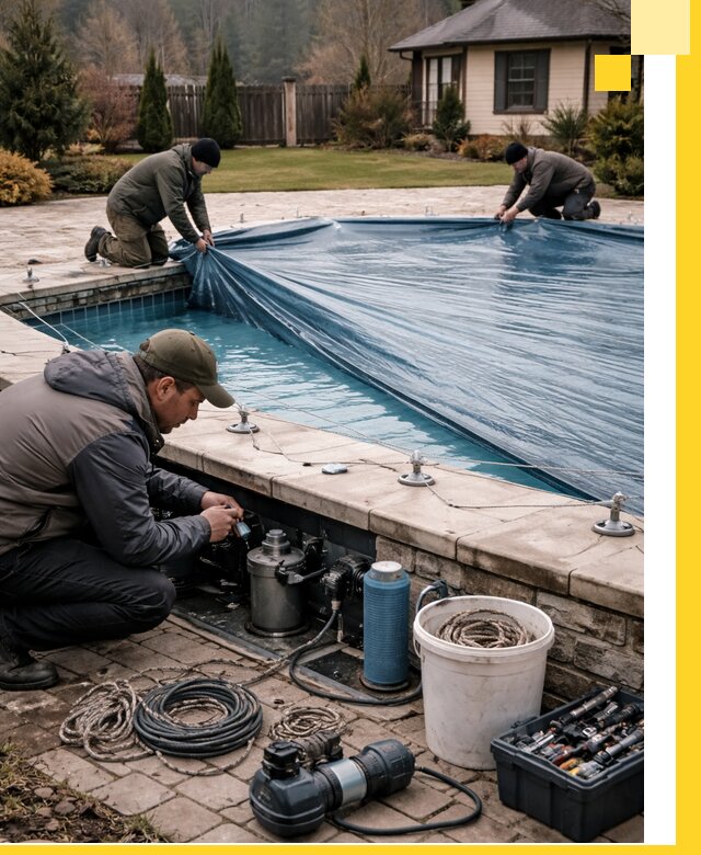 Консервация бассейнов в Тамбове: подготовка к длительному хранению