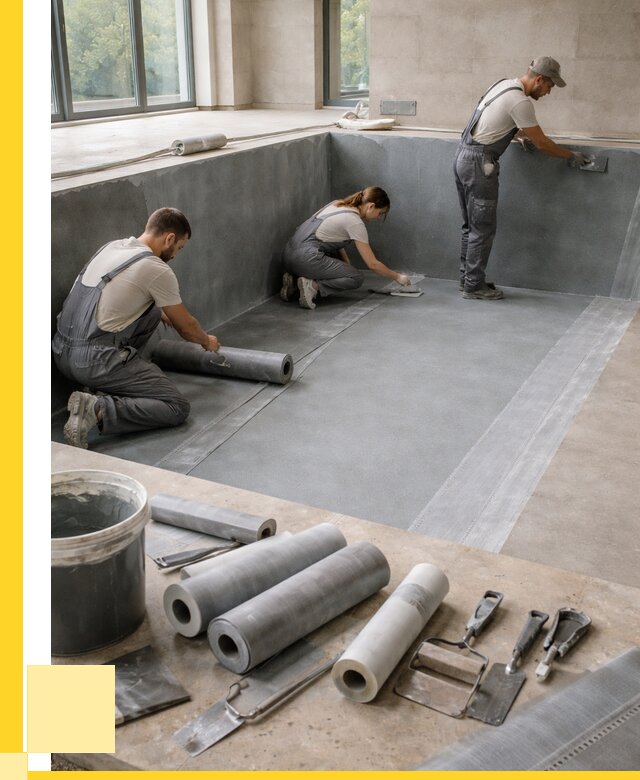 Гидроизоляция бассейнов в Тамбове от 2031 р., ЭриданТмб