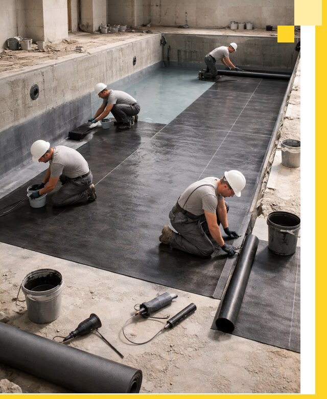 Профессиональная гидроизоляция бассейнов и чаш в Тамбове под ключ