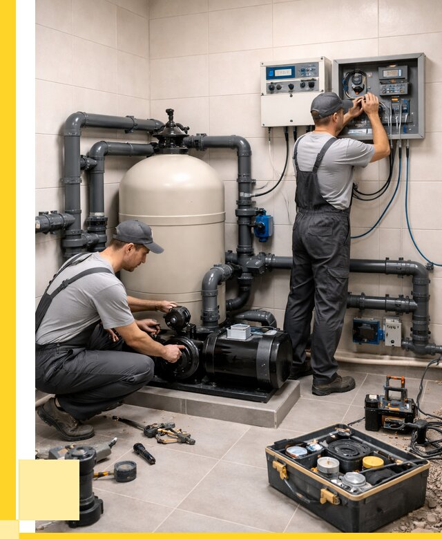 Монтаж оборудования для бассейнов в Тамбове от 40616 р. | ЭриданТмб