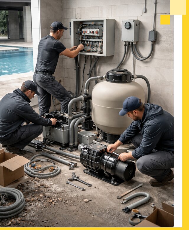 Профессиональный монтаж оборудования для бассейнов в Тамбове