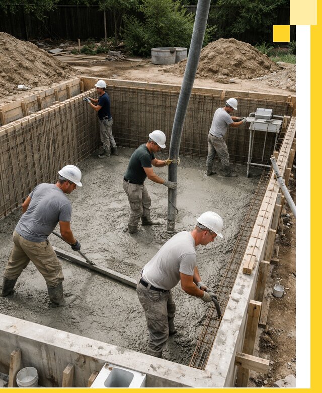 Строительство бетонных бассейнов под ключ в Тамбове