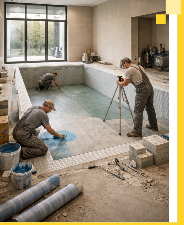 Проект и строительство закрытых бассейнов в Тамбове под ключ