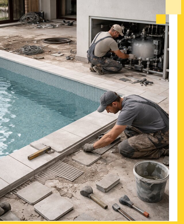 Строительство и монтаж бассейнов в коттедже в Тамбове