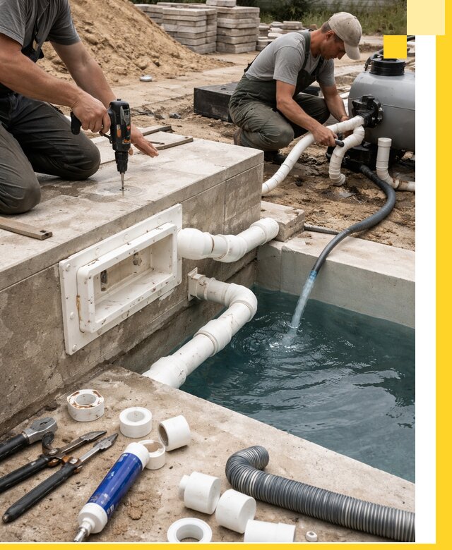 Строительство скиммерных бассейнов под ключ в Тамбове