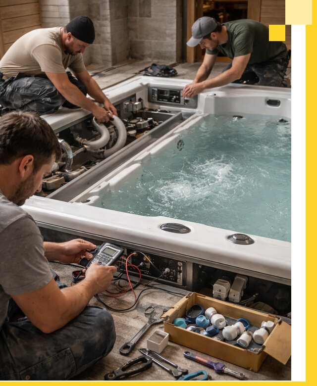 Гидромассажные бассейны под ключ в Тамбове, дизайн и монтаж