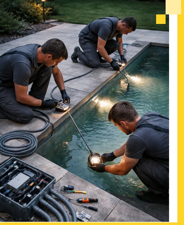 Профессиональное освещение бассейнов в Тамбове: дизайн и монтаж