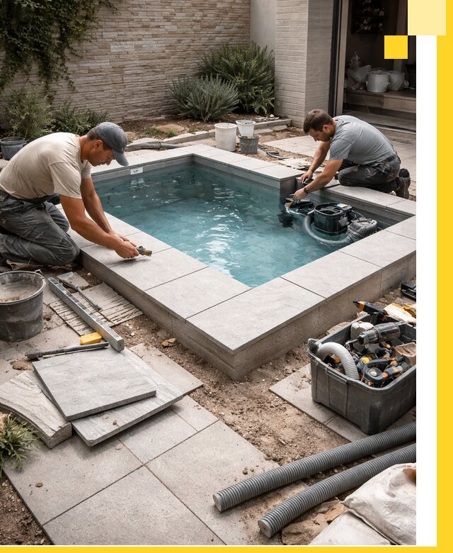 Мини бассейны под ключ в Тамбове, дизайн и установка