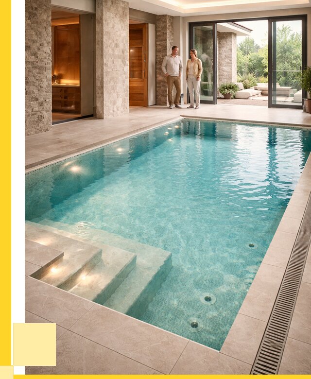 Бассейн во дворе в Тамбове: проект, отделка от 1218480 р. | ЭриданТмб