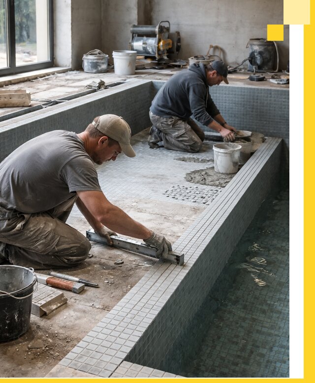 Строительство бассейна в частном доме в Тамбове под ключ