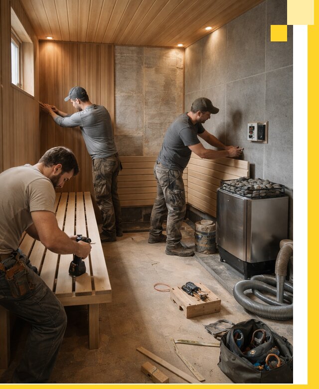 Сауны под ключ в Тамбове, проектирование, строительство, отделка