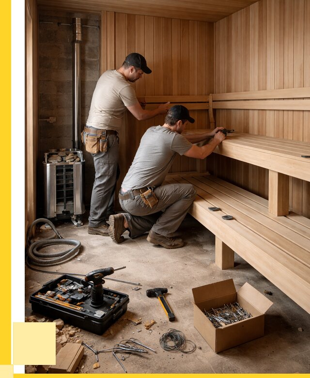 Монтаж саун под ключ в Тамбове от 121848 р. | ЭриданТмб