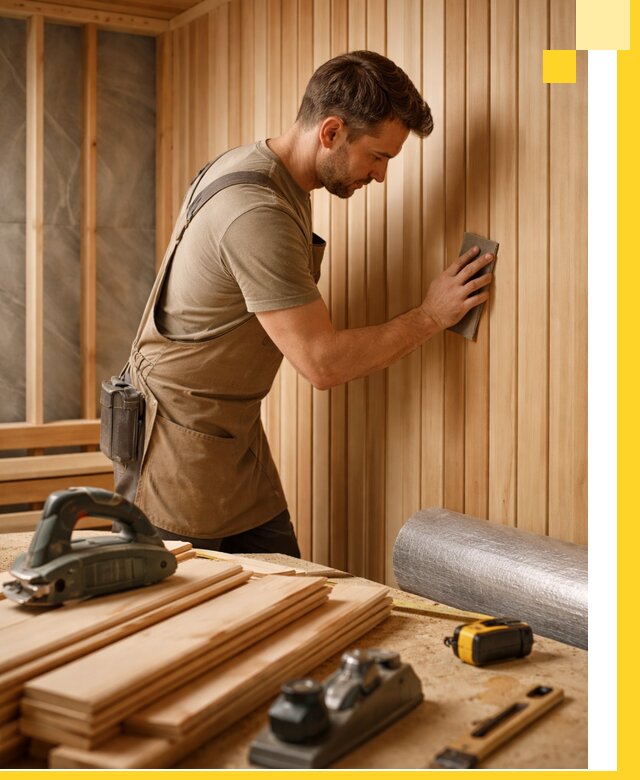 Профессиональная отделка саун и парных под ключ в Тамбове