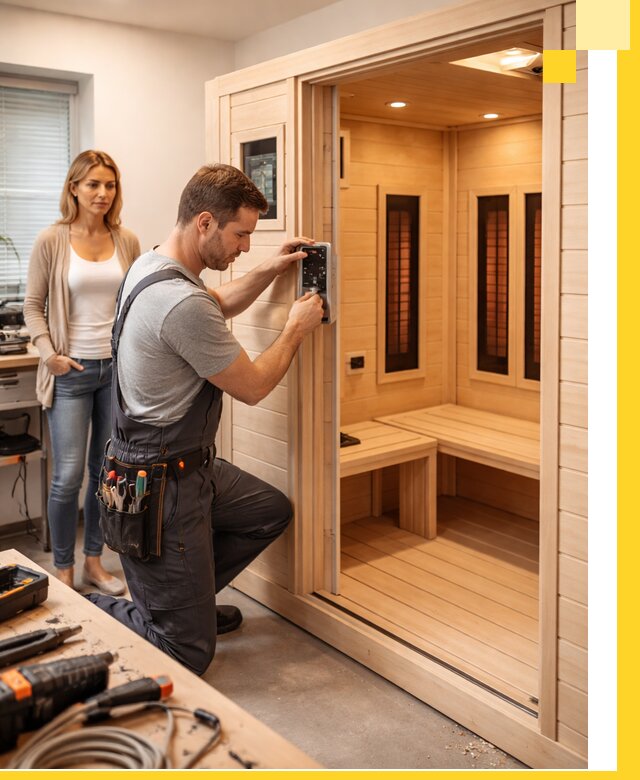 Инфракрасные сауны под ключ в Тамбове продажа и установка