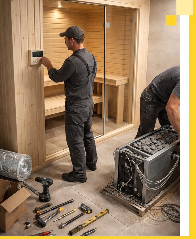 Поставка, установка и монтаж электрических саун в Тамбове