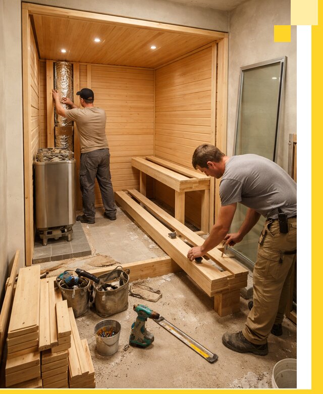 Проектирование и установка домашних саун под ключ в Тамбове