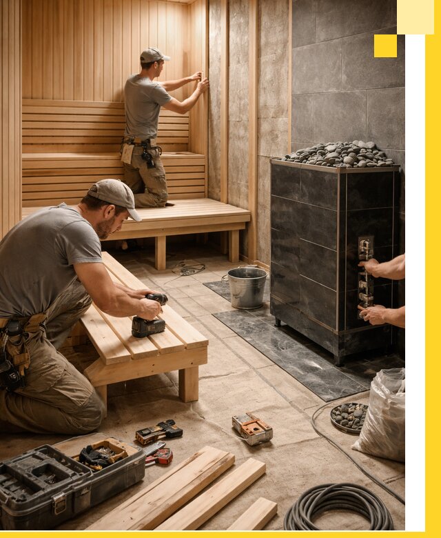 Дизайн и строительство интерьерных саун под ключ в Тамбове