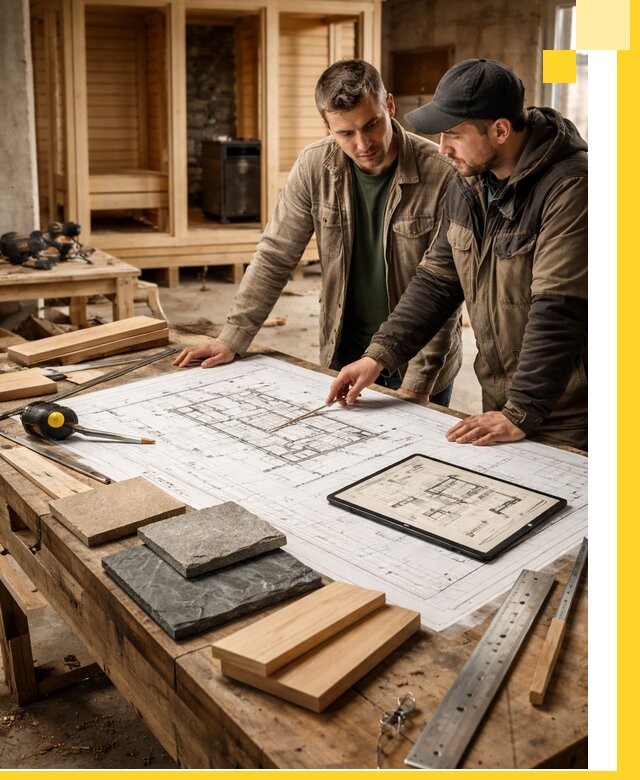 Проекты бань под ключ и планы строительства в Тамбове