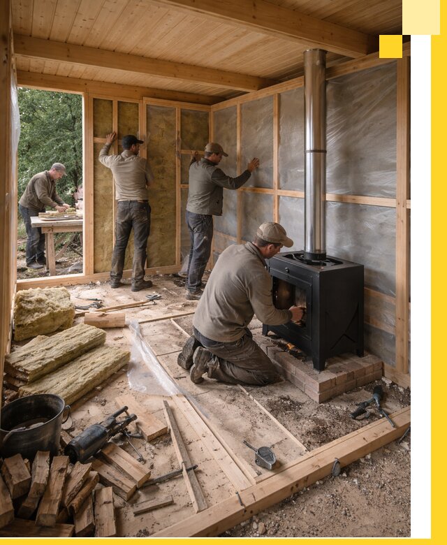 Профессиональный монтаж бань под ключ в Тамбове для дома