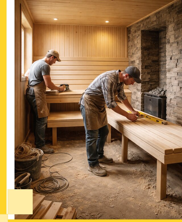 Отделка бани в Тамбове: внутренняя отделка от 3046 р. | ЭриданТмб