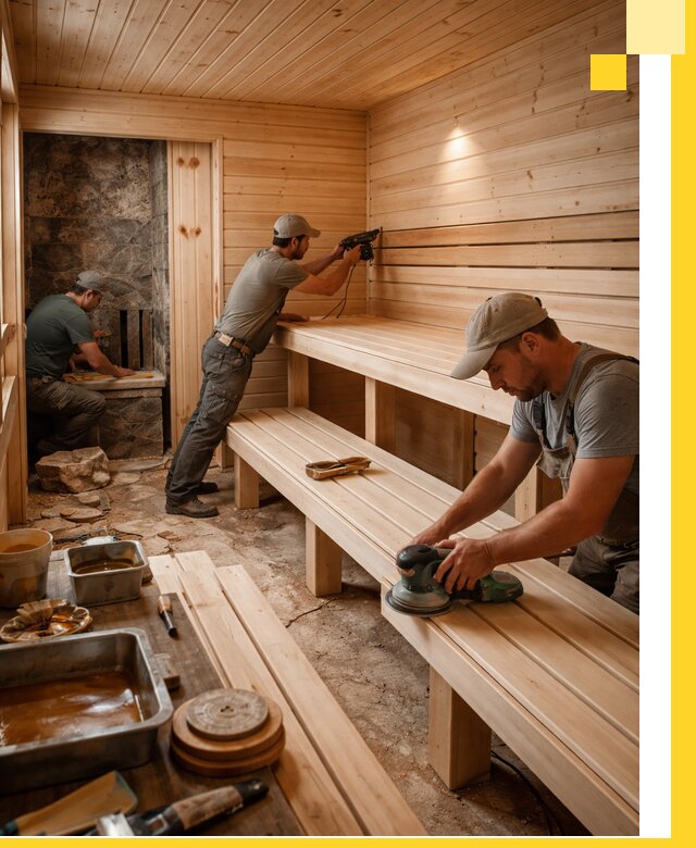 Профессиональная отделка бань в Тамбове под ключ, с гарантией