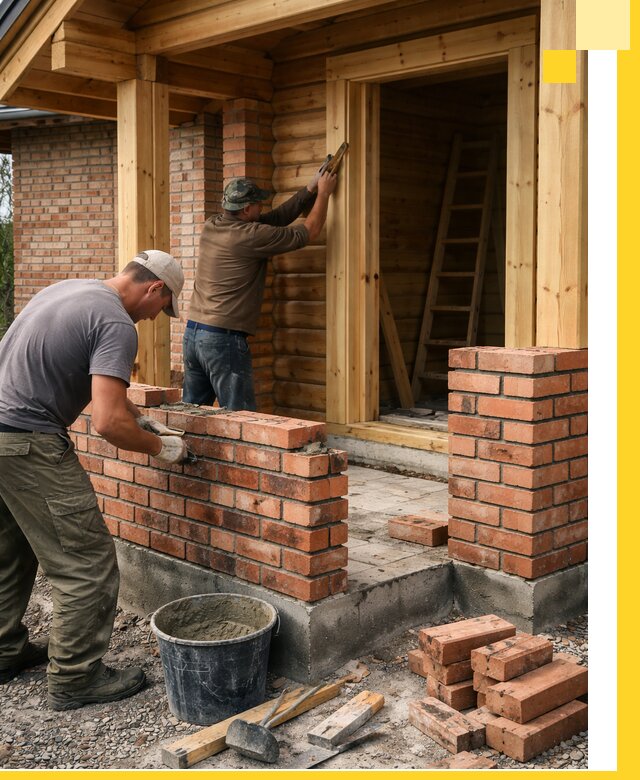 Строительство кирпичных бань под ключ в Тамбове с гарантией качества